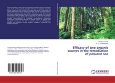 Copertina di Efficacy of two organic sources in the remediation of polluted soil