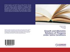 Capa do livro de Growth and Allometric Relations of Thespesia under Saline Conditions 