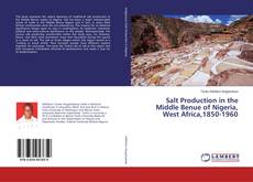 Bookcover of Salt Production in the Middle Benue of Nigeria, West Africa,1850-1960