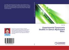 Capa do livro de Experimental Taxonomic Studies in Genus Alysicarpus Desv. 
