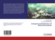 Buchcover von Entreprenurial behaviour of dairy farm women