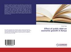Copertina di Effect of public debt on economic growth in Kenya