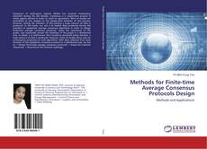 Copertina di Methods for Finite-time Average Consensus Protocols Design