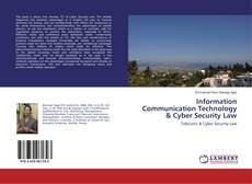Buchcover von Information Communication Technology & Cyber Security Law