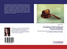 Buchcover von Creating International Accountability