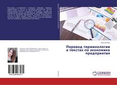 Copertina di Перевод терминологии в текстах по экономике предприятия