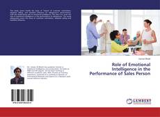 Copertina di Role of Emotional Intelligence in the Performance of Sales Person