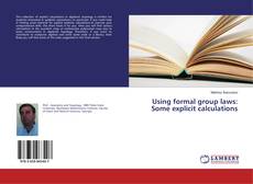 Capa do livro de Using formal group laws: Some explicit calculations 