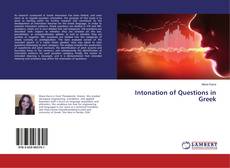 Copertina di Intonation of Questions in Greek