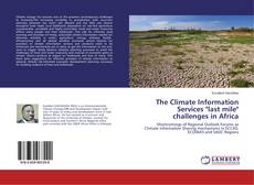 Capa do livro de The Climate Information Services "last mile" challenges in Africa 