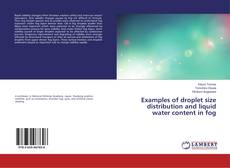 Copertina di Examples of droplet size distribution and liquid water content in fog