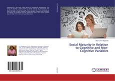 Buchcover von Social Maturity in Relation to Cognitive and Non-Cognitive Variables