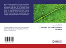 Copertina di Effect of Micronutrient in Banana