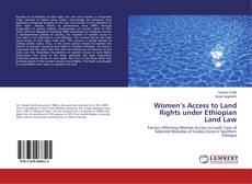 Copertina di Women’s Access to Land Rights under Ethiopian Land Law