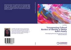 Buchcover von Transgressing Cultural Borders of Identity in Mohja Kahf's Poetry