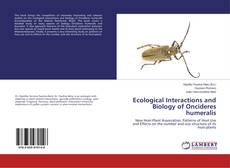 Capa do livro de Ecological Interactions and Biology of Oncideres humeralis 