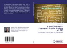Copertina di A New Theoretical Framework for the Analysis of CSR