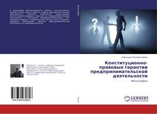 Copertina di Конституционно-правовые гарантии предпринимательской деятельности