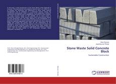 Stone Waste Solid Concrete Block kitap kapağı