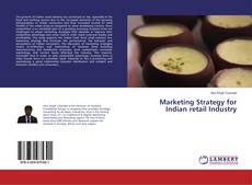 Capa do livro de Marketing Strategy for Indian retail Industry 