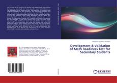 Buchcover von Development & Validation of Math Readiness Test for Secondary Students