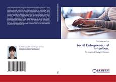 Borítókép a  Social Entrepreneurial Intention: - hoz