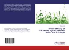 Copertina di Invitro Efficacy of B.Bassiana against Termites Helico and S.Obliqua