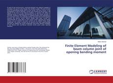 Capa do livro de Finite Element Modeling of beam column joint of opening bending moment 