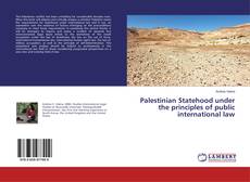 Buchcover von Palestinian Statehood under the principles of public international law