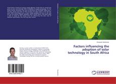 Copertina di Factors influencing the adoption of solar technology in South Africa