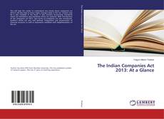 Buchcover von The Indian Companies Act 2013: At a Glance