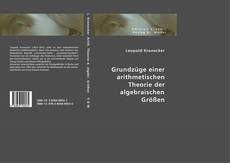 Buchcover von Grundzüge einer arithmetischen Theorie der algebraischen Grössen