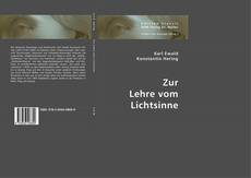 Buchcover von Zur Lehre vom Lichtsinne