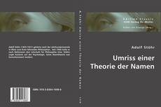 Capa do livro de Umriss einer Theorie der Namen 