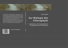 Couverture de Zur Biologie des Chlorophylls