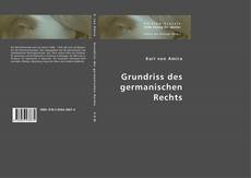 Portada del libro de Grundriss des germanischen Rechts