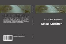 Bookcover of Kleine Schriften