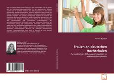 Bookcover of Frauen an deutschen Hochschulen