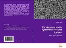 Copertina di Kunstsponsoring als systemtheoretisches Ereignis