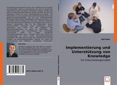 Buchcover von Implementierung und Unterstützung von Knowledge Communities