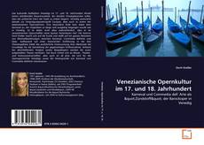 Обложка Venezianische Opernkultur im 17. und 18. Jahrhundert