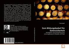 Buchcover von Zum Bildungsbedarf für Datensicherheit