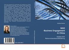 Buchcover von NGO-Business Engagement in China
