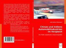 Chinas und Indiens Automobilindustrien im Vergleich kitap kapağı