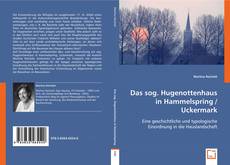 Buchcover von Das sog. Hugenottenhaus in Hammelspring /Uckermark