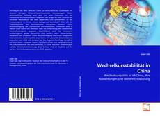 Capa do livro de Wechselkursstabilität in China 