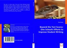 Buchcover von Beyond the Test Scores:  One School's Efforts to Improve Student Writing