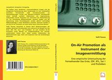 Buchcover von On-Air Promotion als Instrument der Imagevermittlung