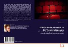 Обложка Dimensionen der Liebe in der Theaterpädagogik