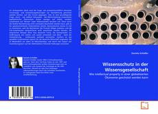 Portada del libro de Wissensschutz in der Wissensgesellschaft